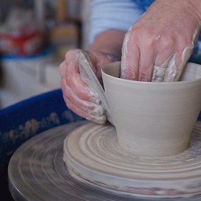 Julia Crimmen Making Pots