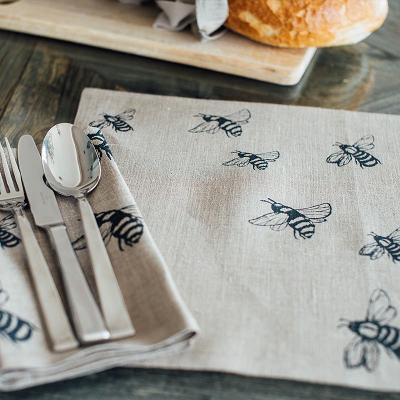 linen bee placemats bee napkins