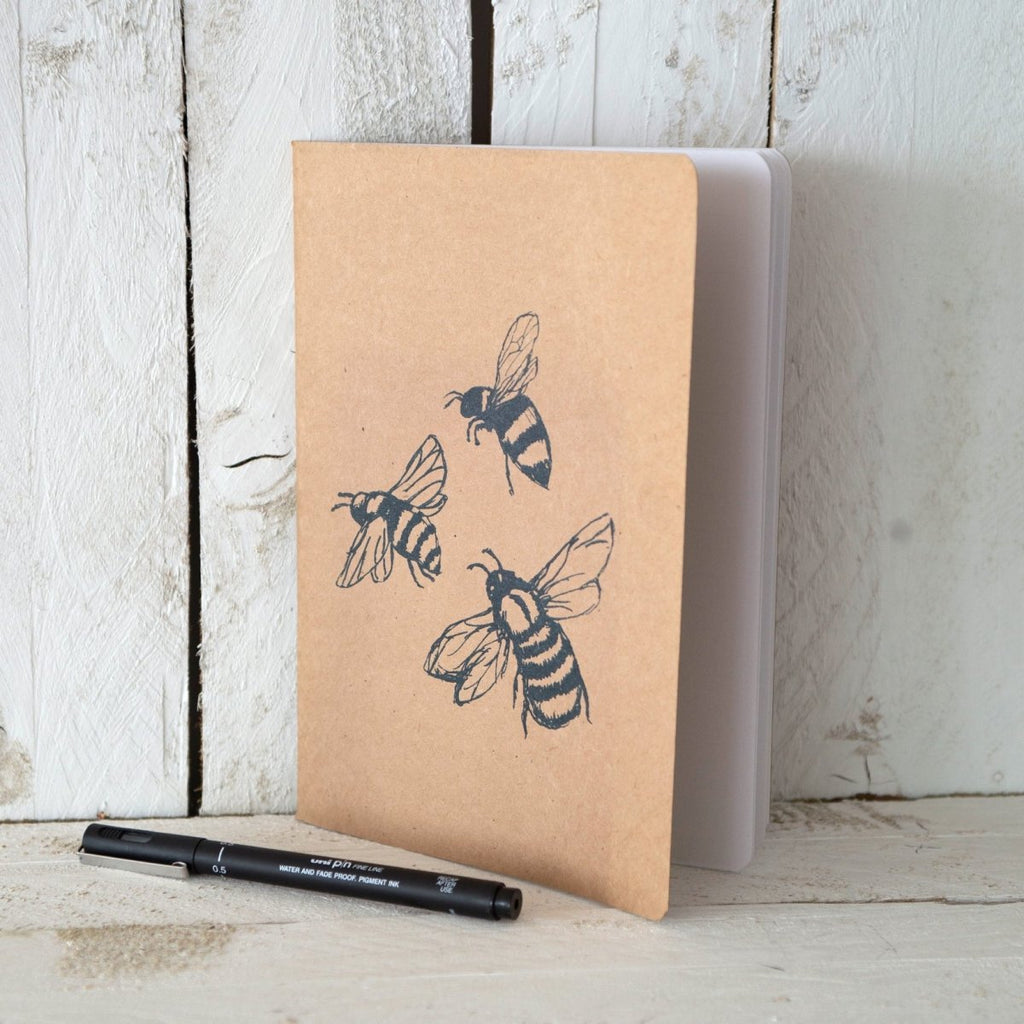 A5 Honey Bee Notebook Helen Round