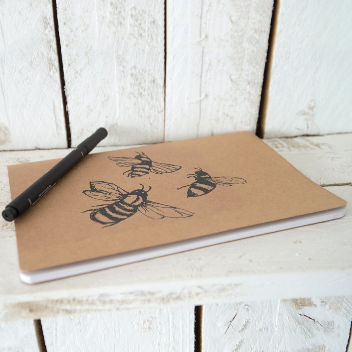Honey Bee Notebook A5 Helen Round