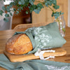 Sage Green Linen Bread Bag from the Garden Collection by Helen Round