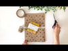 Video of Bee Eco Wrapping Paper from the Honey Bee Collection by Helen Round