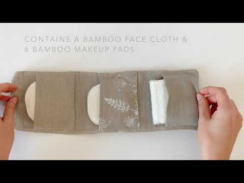 Reusable Bamboo Face Wipes Kit