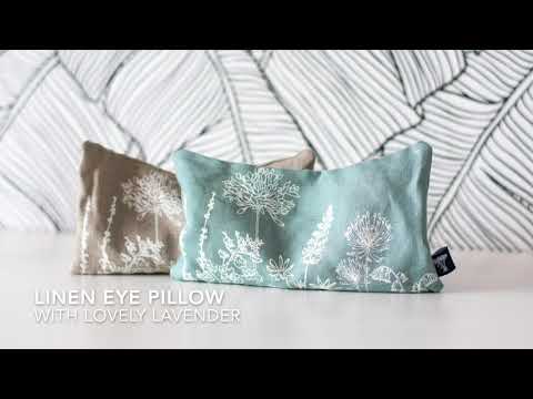 Video of Linen and Lavender Eye Pillow from the Garden Collection by Helen Round