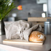 natural linen bread bag hedgerow design