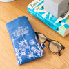 Indigo Linen Glasses/Sun Glasses Case from the Garden Collection by Helen Round