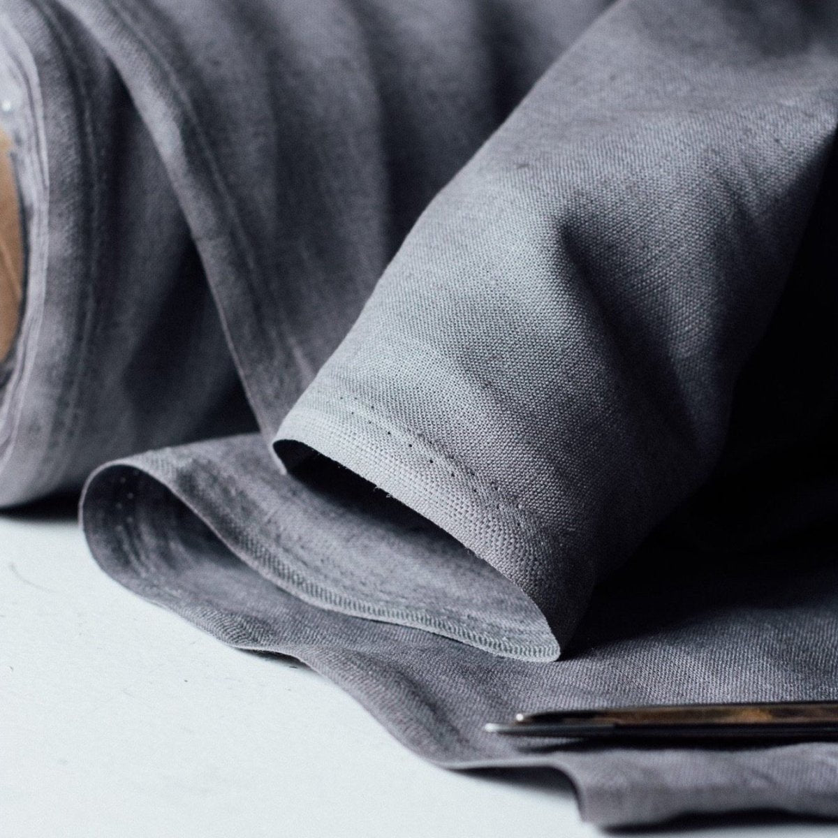 Grey Linen Fabric